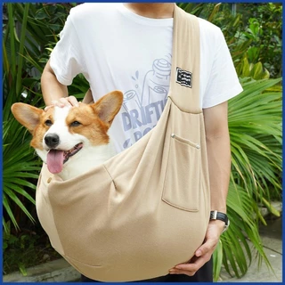 Chó Sling Puppy Carrier Chó Con Chó Con Tàu Sân Bay Sling Túi Di Động Đeo Ngang Con Chó Con Mang Túi Ví Mua Sắm dengsvn