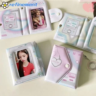 Refilinement Thẻ Thần Tượng Thu Thập Sách, Album Ảnh Ins PVC, Lưu Trữ Ảnh 3 Inch Kpop Thần Tượng Túi Đựng Thẻ Bưu Thiếp Album