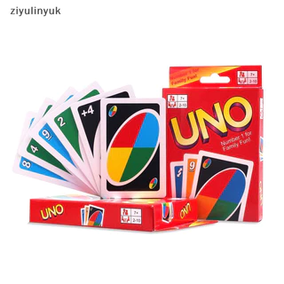 Ziyulinyuk Dày Bảng Thẻ Trò Chơi Phiên Bản Tiếng Anh Của Thẻ Uno Giải Trí Poker Board Game EN