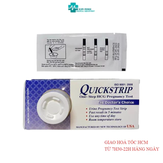 Que thử thai QuickStrip phát hiện thai sớm