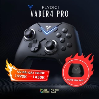 [Chính hãng] Flydigi Vader 4 Pro | Tay cầm chơi game Joystick Điều Chỉnh Lực, Polling Rate 1000Hz