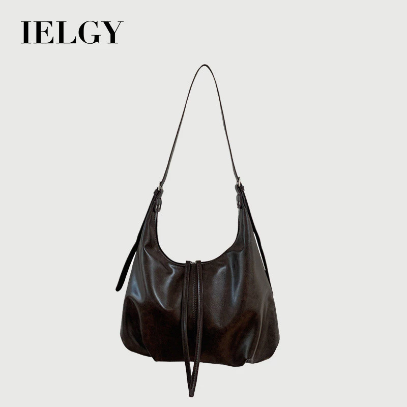 IELGY Retro Nách Túi Nữ Thu Đông Lười Thời Trang Phiên Bản Hàn Quốc Túi Tote Dung Tích Lớn Đeo Ngang