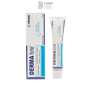 Derma Forte Gel 15g - Bản Advanced - Giúp Giảm Mụn Trứng Cá, Ẩn, Đầu Đen, Giảm Thâm