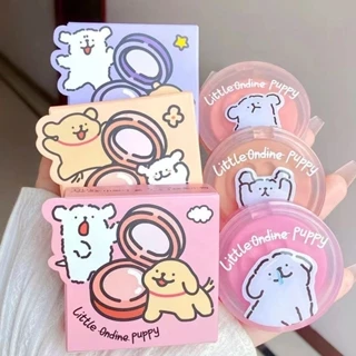 Little ONDINE Puppy X MALTESE Face Blush ✷ ❈ ❈ ❈ ❈ ❈ ❈ ❈ ❈ ❈ ❈ ❈ ❈ ❈ Matte Natural Blush Violet Loại bỏ sửa chữa không khí màu vàng nhạt và cải thiện tông màu da Phấn má hồng trang điểm mặt