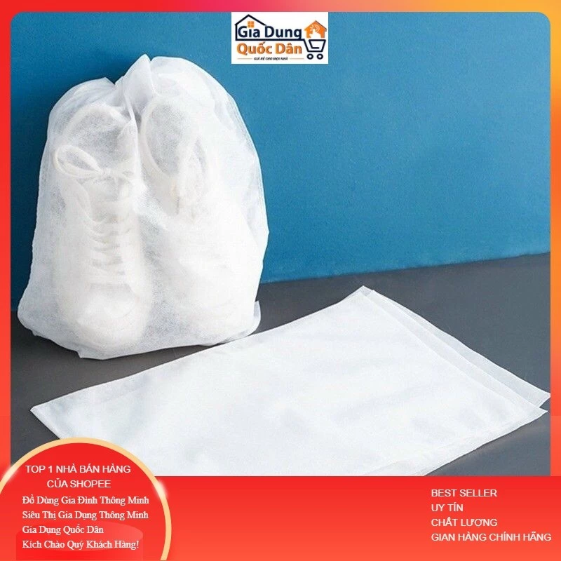 Combo 10 Túi vải đựng giày dép TIỆN LỢI, ĐA NĂNG