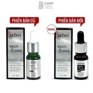 Serum giảm mụ.n thâm rỗ Seimy - Skin 7 Days - Công dụng 5 trong 1 hiệu quả sau 7 ngày 10ml.