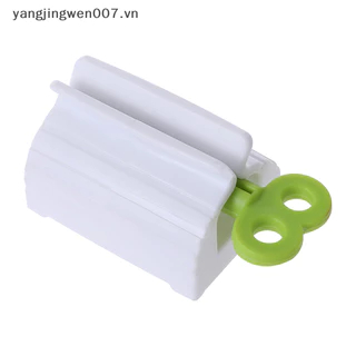Yangwen Kem Đánh Răng Bóp Dụng Cụ Phòng Tắm Mỹ Phẩm Bấm Sữa Rửa Mặt Cán.