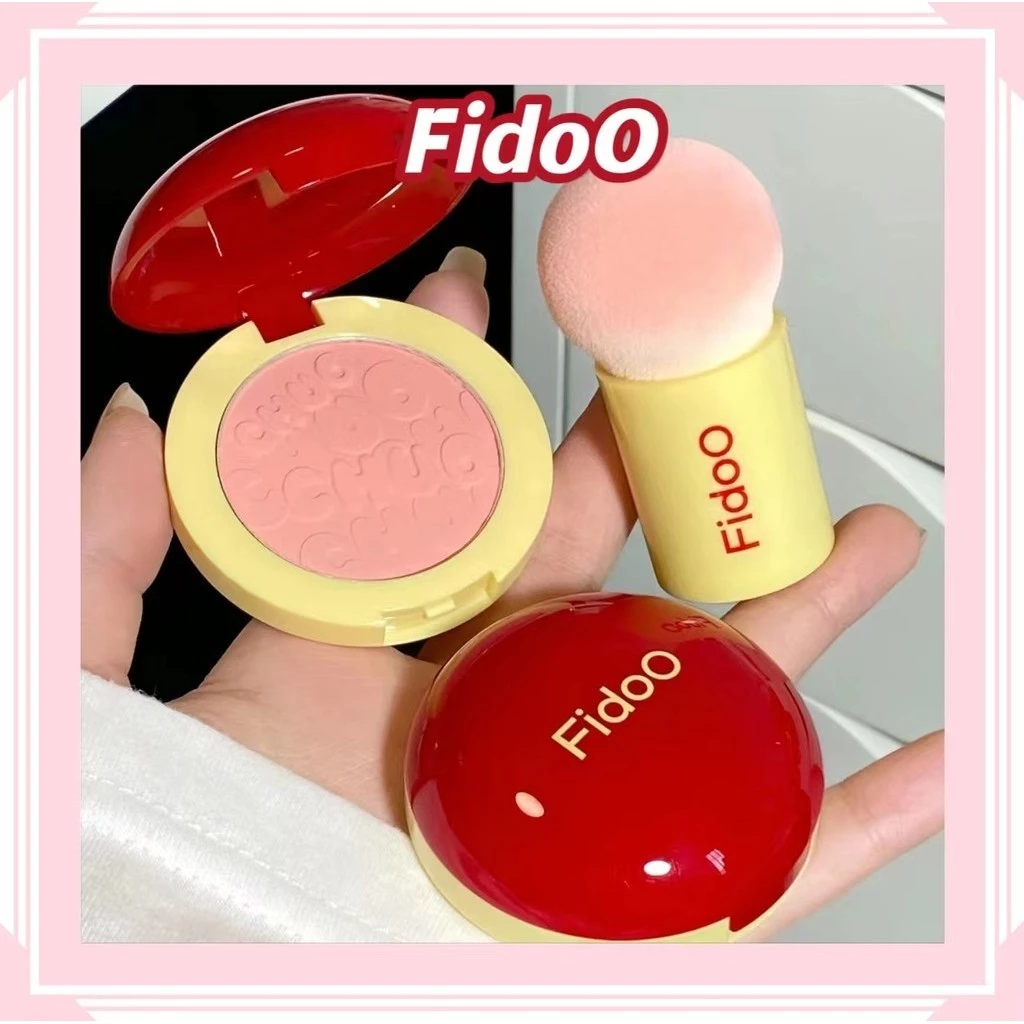 Fidoo Tem Blush Mud Monochrome Soft Mist New Blush Highlight Natural Repair Chin Purple Chin Blue