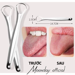 Dụng Cụ Vệ Sinh Lưỡi, Nạo Lưỡi Sạch Sẽ, Giảm Hôi Miệng Bằng Inox Cao Cấp, Tưa Lươi, Cây Rơ Lưỡi BA9
