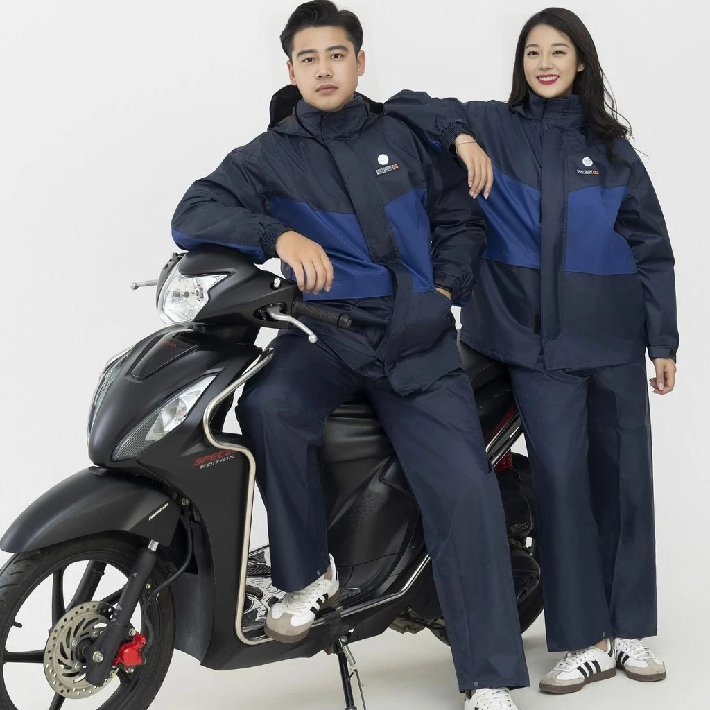 Áo Mưa Bộ Cao Cấp 2 Lớp K4 Sơn Thủy : Chống thấm tuyệt đối bền bỉ nhiều năm