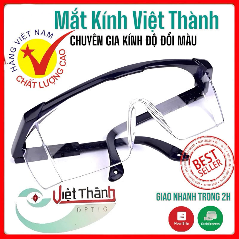Kính chắn bụi bảo vệ mắt và khói xe kính bảo hộ chống sương mù thuốc sâu Mắt Kính Việt Thành