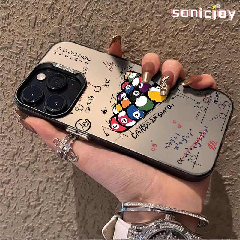 Ốp lưng Graffiti Bida Công Thức Thích Hợp Cho IPhone 11 12 13 14 15 16 Pro Max X XR XS Max 7Plus 8Plus IMD Hard matte Case Fashion-SY