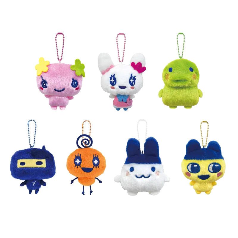 Kawaii Tamagotchi Plushie Đồ Chơi Dễ Thương Sang Trọng Móc Khóa Túi Mặt Dây Chuyền Trẻ Em Quà Tặng