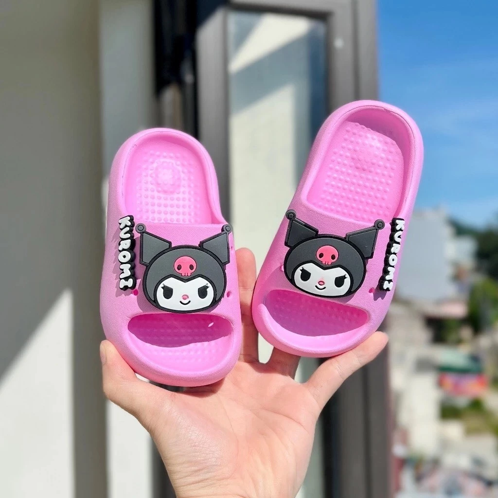 Dép Kuromi siêu nhẹ cho bé gái nhiều màu lựa chọn Size 24-29 . Hàng cực đẹp