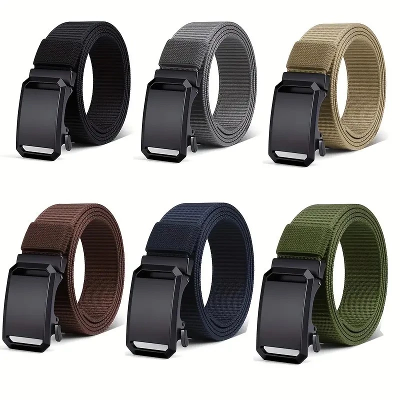 Thắt lưng chiến thuật có khóa tự động Dây đeo thắt lưng vải Nylon cho nam sinh viên