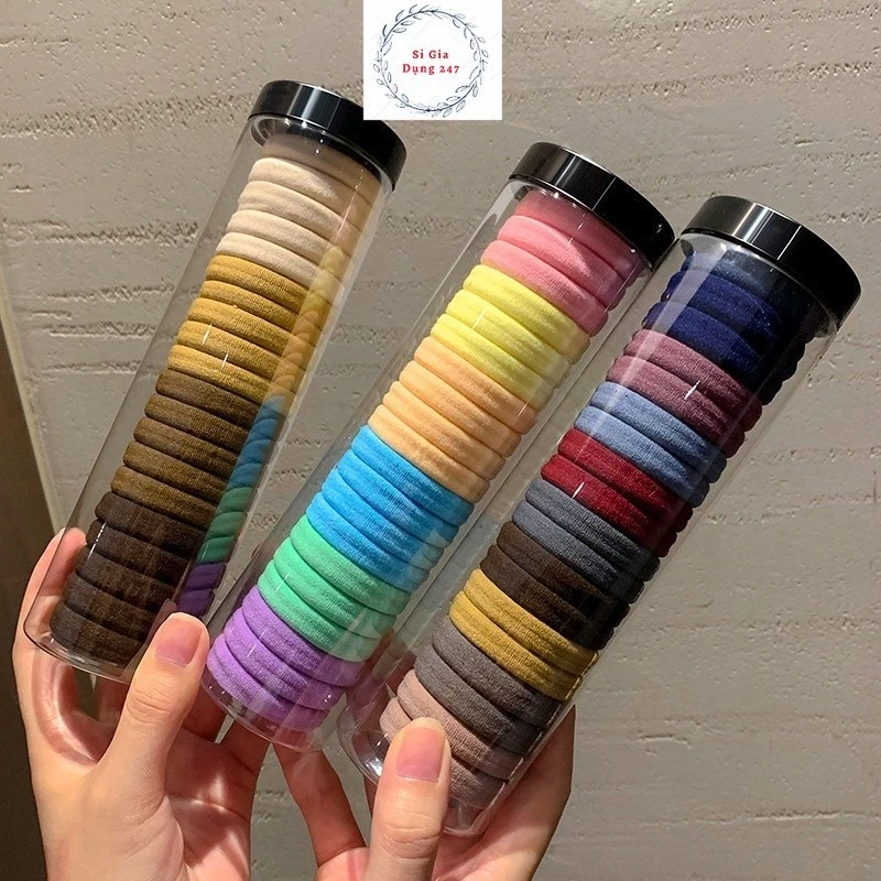 Set 20 Dây Cột Tóc Cao Su Thời Trang Mùa Hè Cho Nữ