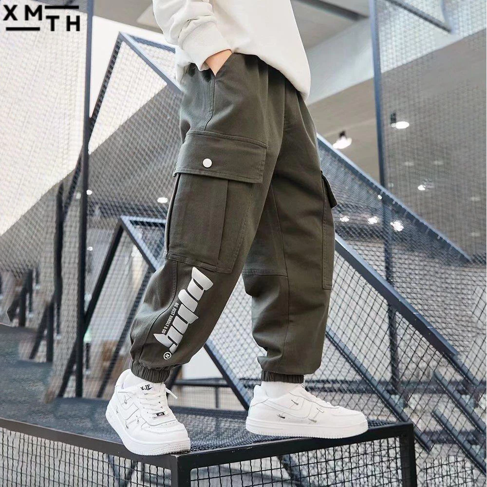 Quần JOGGER túi hộp thời trang cho bé trai 18-52kg, quần dài kaki cho trẻ em, học sinh nam 6 7 8 9 10 11 12 13 14 tuổi