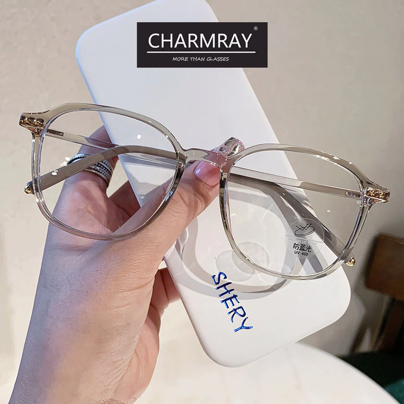 Charmray Kính Mắt TR90 Cao Cấp Cho Nữ Chống Bức Xạ Bảo Vệ Mắt