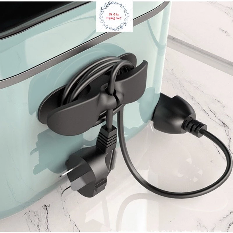 Dụng cụ quấn dây điện (B11) gọn gàng, giá đỡ cố định dây cáp cho các thiết bị gia đình