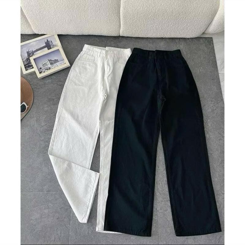 Quần bigsize nữ chất kaki lưng cao dáng rộng có lưng chun sau cho nữ chubby từ (58-100kg) - Q563