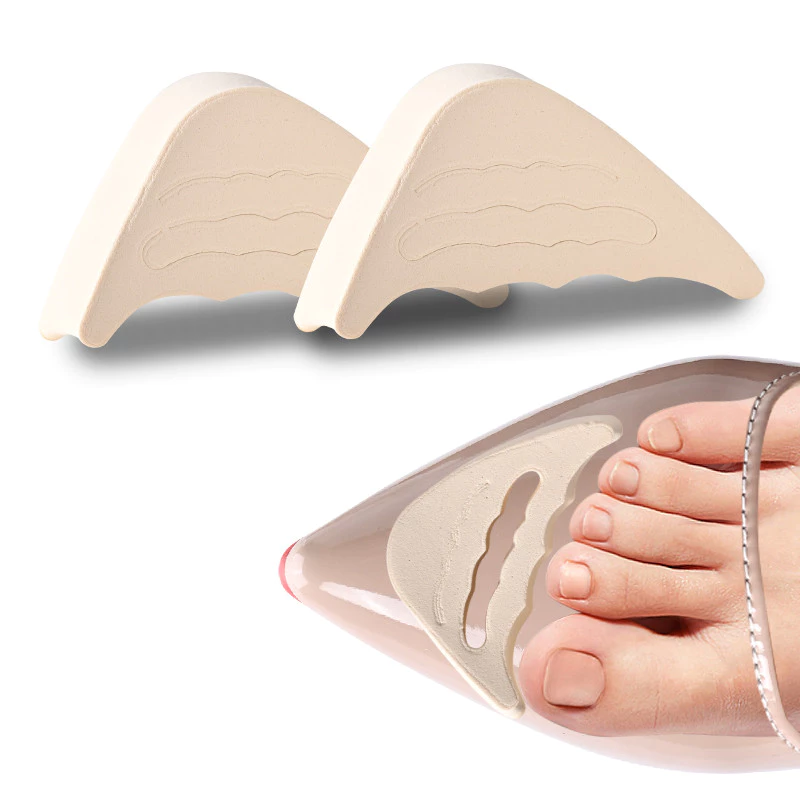 Set 2 Đôi Lót Mũi Giày Su Non Đệm Êm Ngón Chân, Giúp Giảm Size Cho Giày Bị Rộng - HÀNG CÓ SẴN