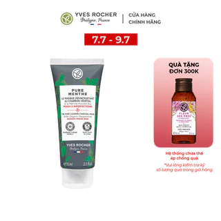 Mặt nạ than tre Yves Rocher Pure Menthe Pore Clearing Charcoal Mask 75 ml