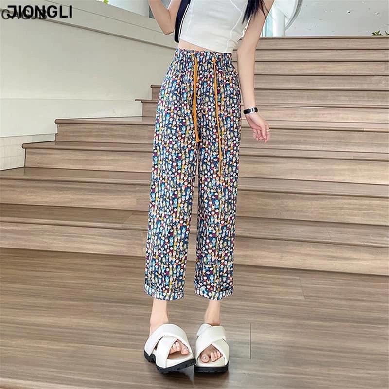 Quần Baggy đũi QC, hoạ tiết hoạt hình siêu xinh, dáng 9 tấc đẹp, kèm ảnh thật. MT04