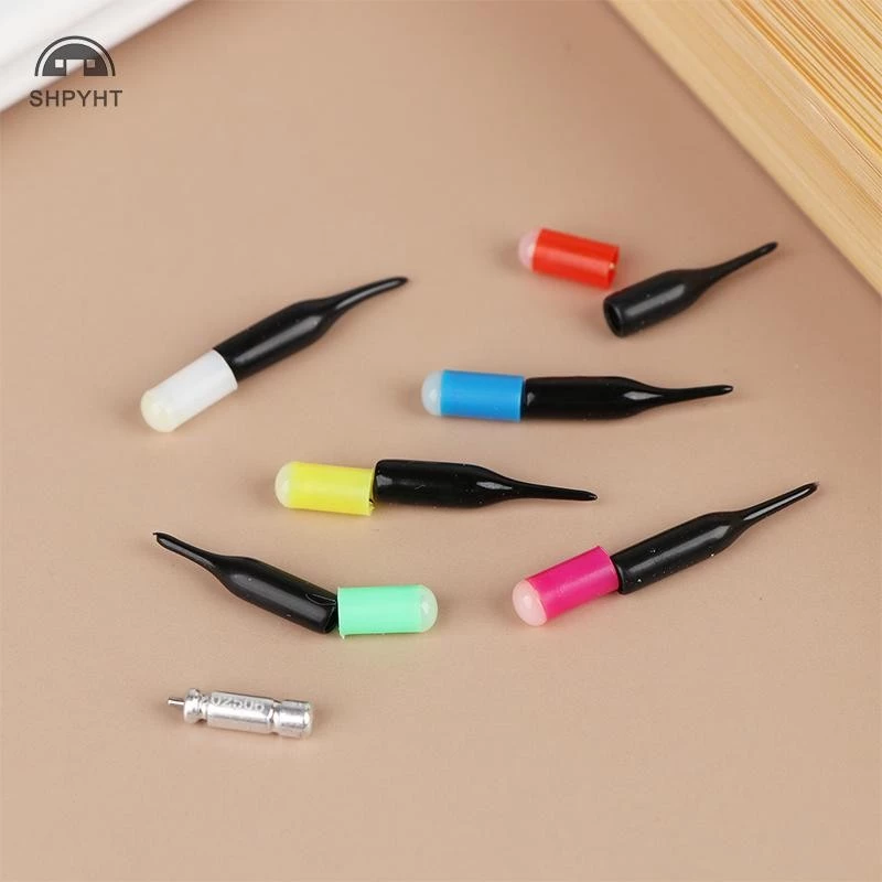Bộ 5 Phao Câu Cá Điện Tử có Đèn LED Dạ Quang và 311 Pin Mới