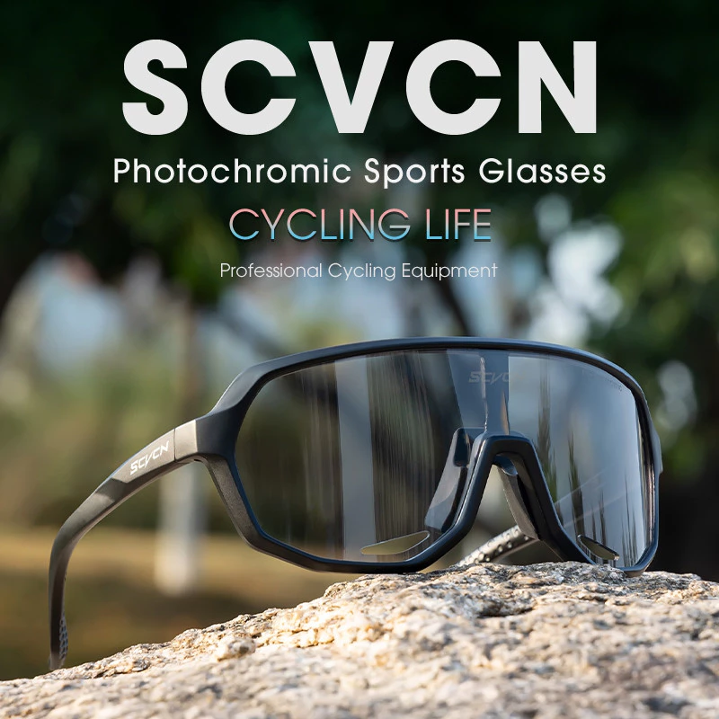 Kính râm thể thao Photochromic SCSI – UV400 sắc thái sang trọng để đi xe đạp & chạy bộ