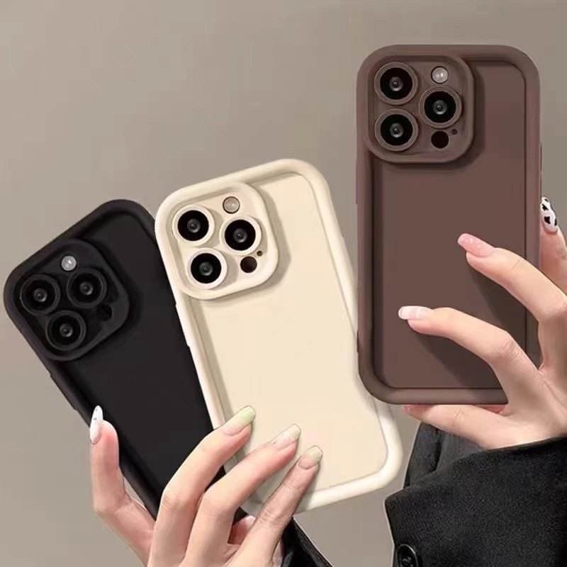 Ốp lưng Thích Hợp Cho IPhone 11 12 13 14 15 16 Pro Max X XR XS Max 7Plus 8Plus Vỏ Bảo Vệ Ống Kính Thời Trang-SY