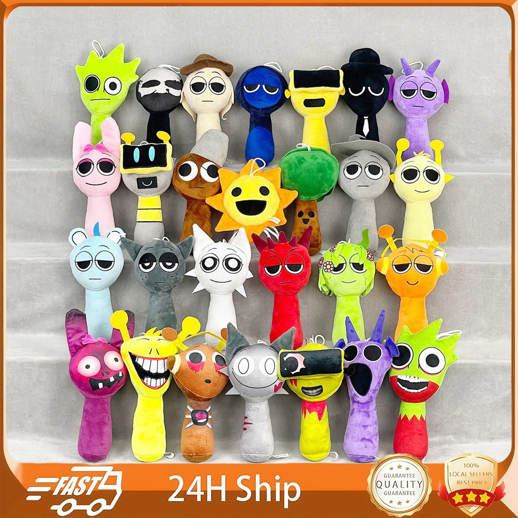 [Hoả Tốc HCM] Sprunki Sang Trọng Đồ Chơi Sprunki Incredibox Trò Chơi Hình Nhồi Bông Sang Trọng Búp Bê Trò Chơi Ngoại Vi