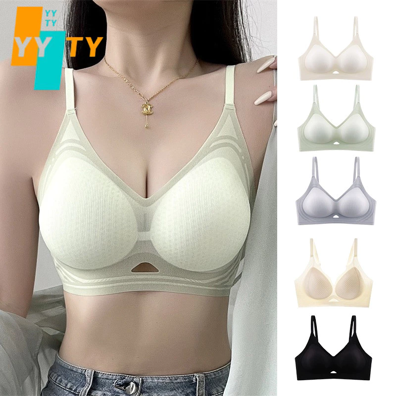 YYTY Áo Ngực Su Lưới Tàng Hình Siêu Mỏng,Đồ lót liền mạch mềm mại và thoáng khí,Ngăn ngừa ngực chảy xệ