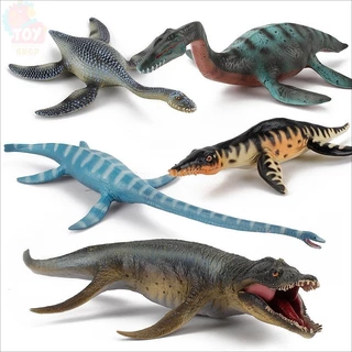 Mô phỏng Mô hình khủng long kỷ Jura Tĩnh rắn Mosasaurus Rắn cổ rồng Đồ trang trí sinh vật biển