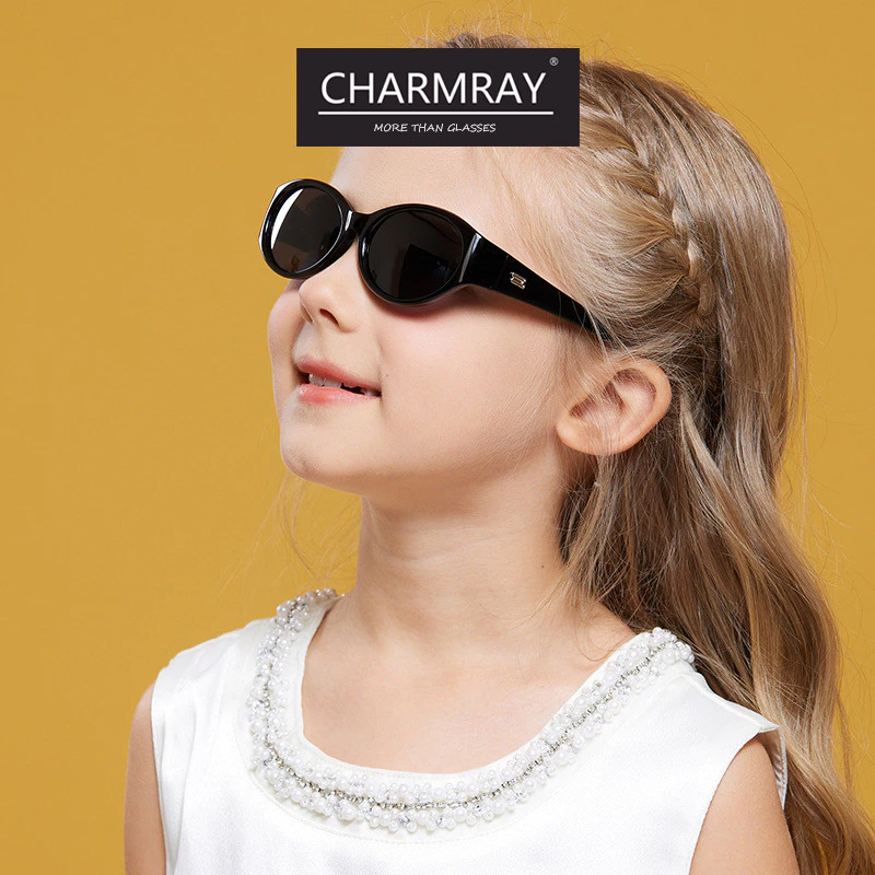 CHARMRAY Kính râm phân cực dành cho trẻ em dành cho bé trai và bé gái Kính che nắng thể thao ngoài trời