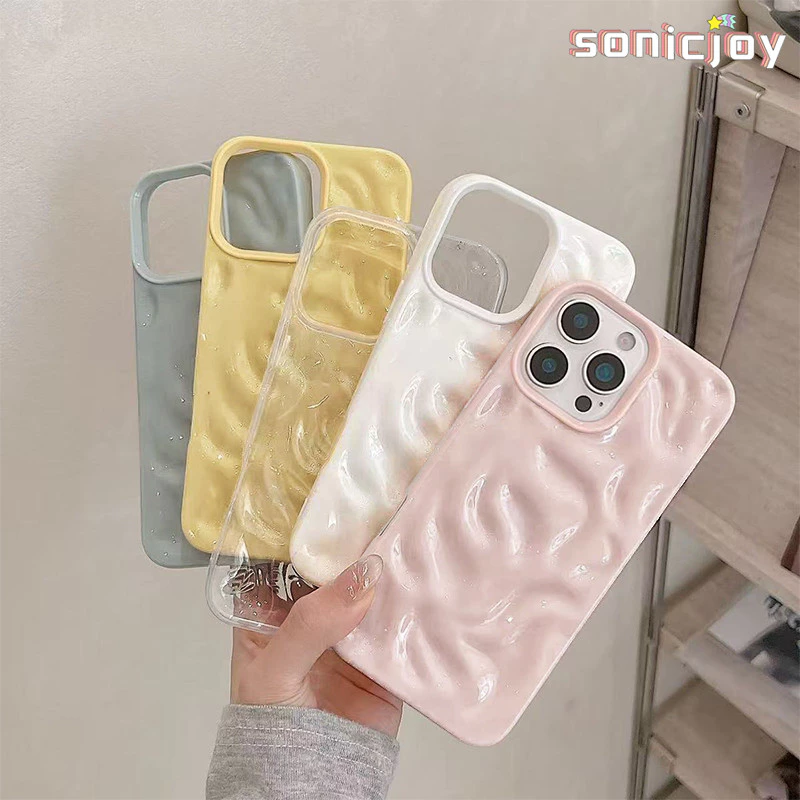 Tương thích với iPhone 16 15 14 13 12 11 Pro Max X XS XR XS Max 7 8 Plus Ốp lưng Cặp Đôi Màu Kẹo Dễ Thương Ốp Lưng Da Mềm