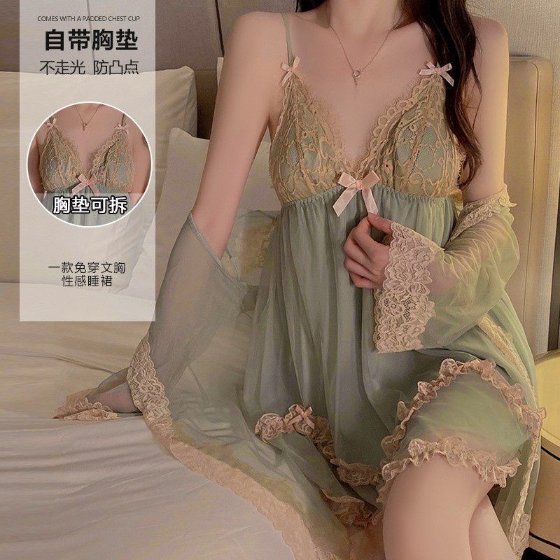 Bộ Đồ Ngủ Nữ Sling Gợi Cảm, Thiết Kế Mới cổ chữ V, Thoải Mái Và Phù Hợp Mọi Vóc Dáng