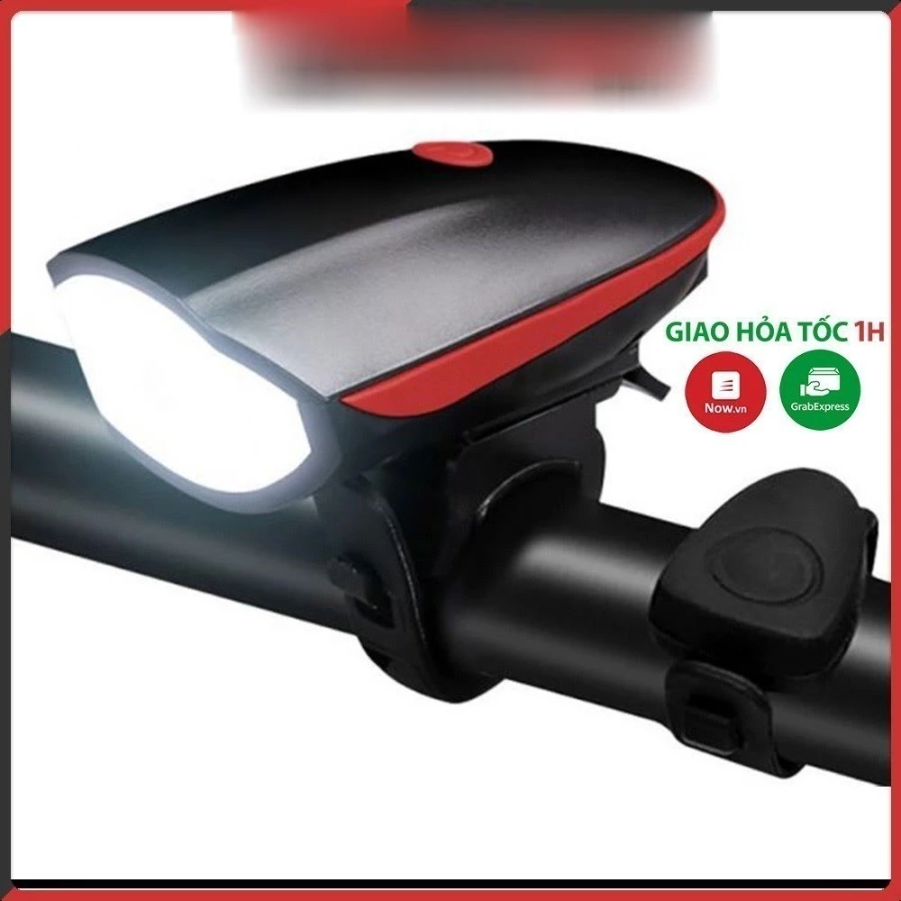 🔥🔥Đèn xe đạp thể thao siêu sáng có còi pin sạc usb led T6 chống nước  - Test hàng trước khi giao