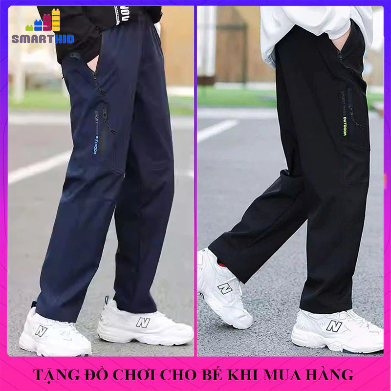 Quần vải kaki thời trang nam quần dài, quần short kaki trẻ em cho bé trai mẫu SP size 18-52kg, quần bé trai đi học