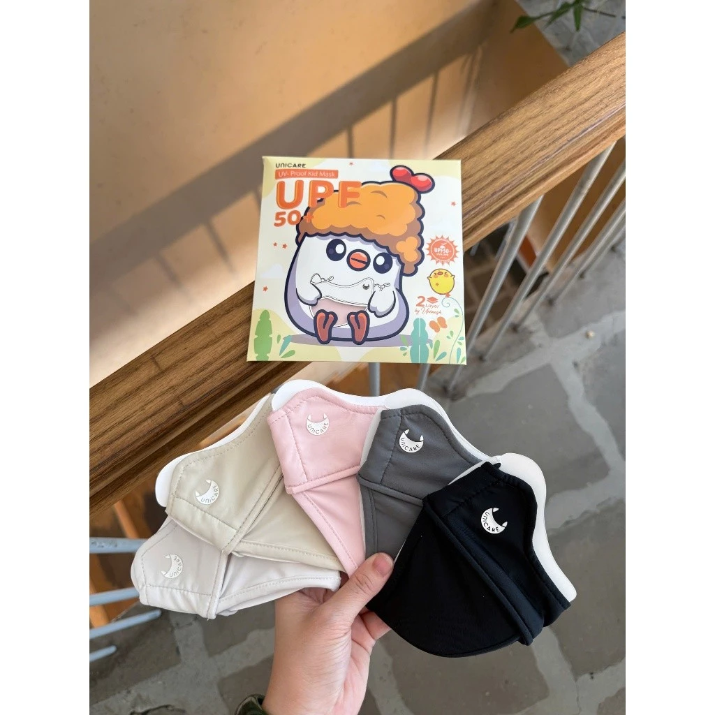 [LIVE KOC] COMBO 4 Khẩu trang UV cho trẻ em - UV Proof Mask Kids Chống Tia UV Mềm Mịn Mát Thông Thoáng