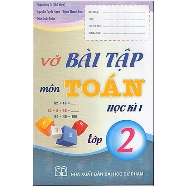 Sách Vở Bài Tập Môn Toán Học Kì 1 (Lớp 2)