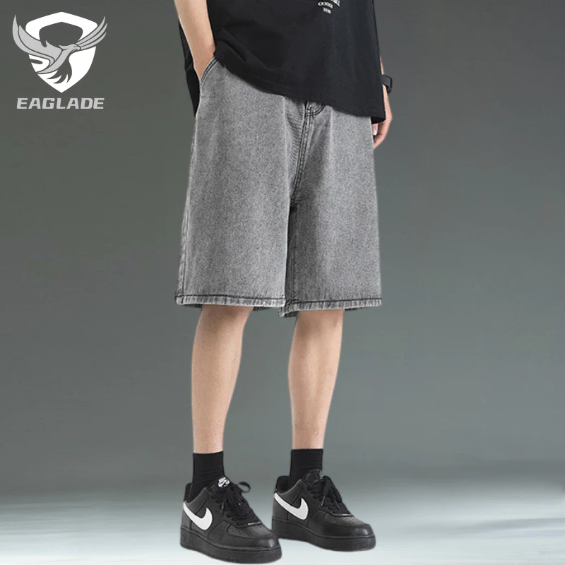 Quần short Denim EAGLADE dành cho nam 311 màu xám khói J10