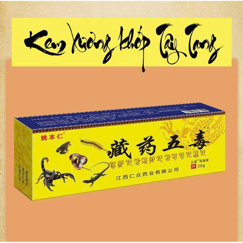 COMBO 10 TUÝP Kem Xoa Bóp Xương Khớp Ngũ Độc Tây Tạng