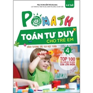 Sách Pomath - Toán Tư Duy Cho Trẻ Em 4-6 Tuổi - Tập 4