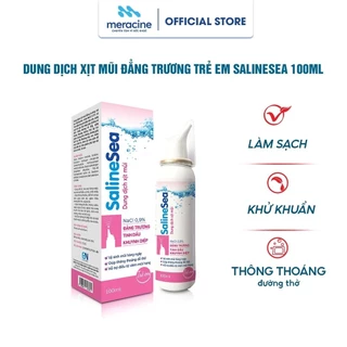 Dung dịch xịt mũi dành cho trẻ em, sơ sinh SalineSea thể tích 100ml