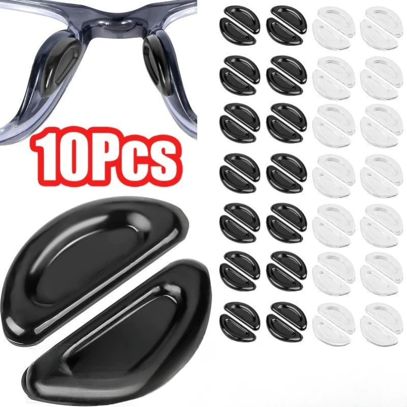 Miếng lót silicon mũi kính chống trơn trượt, 10 chiếc - nâng cấp