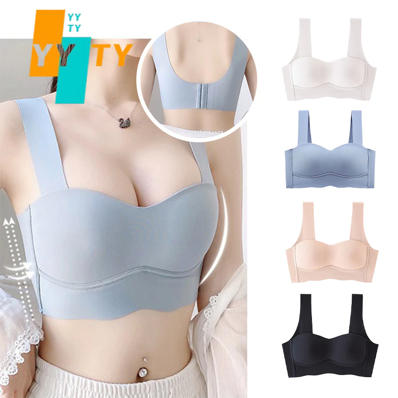 YYTY Bra, Áo ngực nữ không gọng không viền,Thoải mái và thoáng khí,Thu thập ngực để tránh chảy xệ