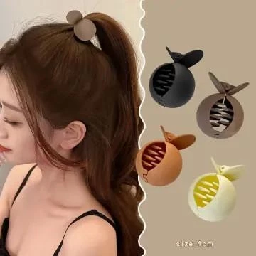 【Hwang】 Kẹp Tóc Nữ Cỡ Nhỏ Cố Định Tóc Đuôi Ngựa  - Kẹp tóc càng cua phong cách hàn quốc
