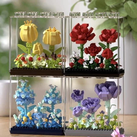 Mô Hình Lắp Ráp Hoa Hướng Dương, Hoa Cẩm Chướng – Đồ Chơi DIY Sáng Tạo Cho Mọi Lứa Tuổi