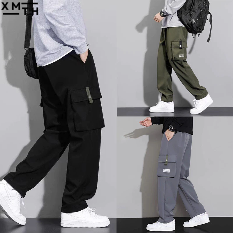 Quần dài túi hộp vải kaki đi học, đi chơi, mặc nhà cho bé trai, trẻ em nam 18-52kg từ 6-14 tuổi mẫu THN