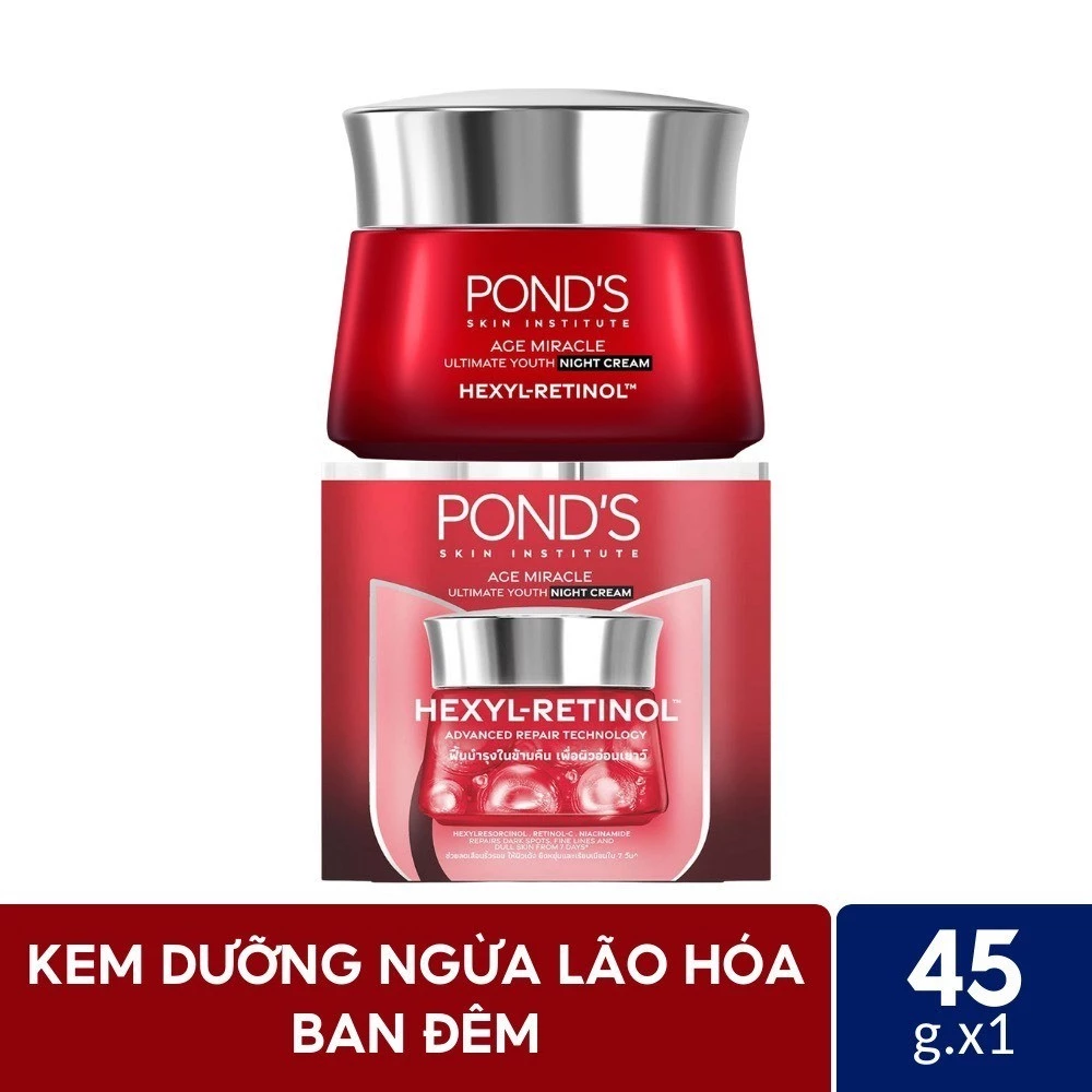 Kem chống lão hóa ban đêm Pond’s 45g